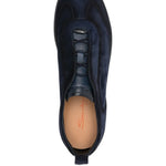 Santoni Suede Slip-On Sneakers