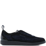 Santoni Suede Slip-On Sneakers