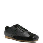 Stefan Cooke Leather Lace-Up Trainers