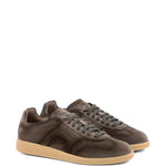 Santoni Suede Leather Sneakers