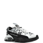 Versace Jeans Couture Baroque-Print Lace-Up Sneakers