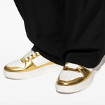 Versace Jeans Couture Metallic-Panel Sneakers