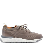 Santoni Knitted Lace-Up Sneakers