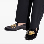 Versace Embroidered Architectural Baroque Slippers