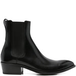 Tom Ford Leather Pointed-Toe Chelsea Boots