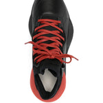 Y-3 Kaiwa Leather-Panelled Lace-Up Sneakers