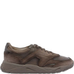 Santoni Innova Leather Suede Sneakers