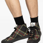Vivienne Westwood Tartan High-Top Sneakers