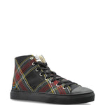 Vivienne Westwood Tartan High-Top Sneakers