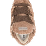 Santha Cut-Out Faux-Fur Sneakers