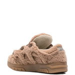 Santha Cut-Out Faux-Fur Sneakers