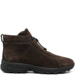Zegna Drawstring Suede Sneakers