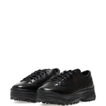 Y-3 Leather Lace-Up Trainers