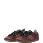 Y-3 Satin-Paneled Lace-Up Trainers