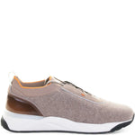 Santoni Knitted-Panel Sneakers