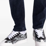 Versace Jeans Couture Floral-Print Sneakers