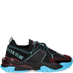 Versace Jeans Couture Lace-Up Panelled Sneakers