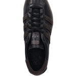 adidas Tobacco Three-Stripe Lace-Up Sneakers