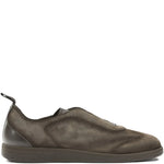 Santoni Panelled Leather Sneakers