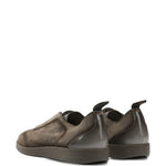 Santoni Panelled Leather Sneakers