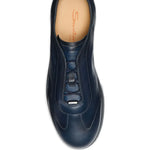 Santoni Leather Slip-On Sneakers