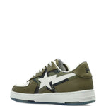 A Bathing Ape?Star-Patch Leather Sneakers