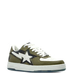 A Bathing Ape?Star-Patch Leather Sneakers