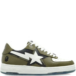 A Bathing Ape?Star-Patch Leather Sneakers