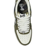 A Bathing Ape?Star-Patch Leather Sneakers