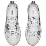 Thom Browne Toile Low Top Sneakers