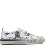Thom Browne Toile Low Top Sneakers