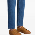 Santoni Tumbled Leather Sneakers