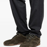 Versace Galaxia Suede Lace-Up Sneakers