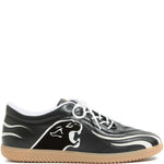 Valentino Garavani Kicky Panther-Patch Leather Sneakers