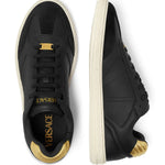 Versace Logo-Plaque Lace-Up Sneakers