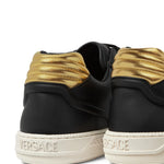 Versace Logo-Plaque Lace-Up Sneakers