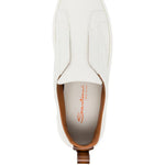 Santoni Tumbled Leather Sneakers