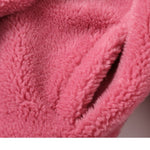 Granule Sheep Shearing Women Long Teddy Fur Coat