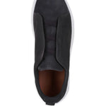 Zegna Triple Stitch?Suede Sneakers