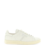 Tom Ford Perforated-Logo Leather Sneakers