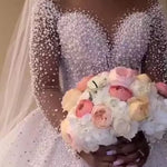 Ball Gown Wedding Dress Long Sleeves Bridal Gown