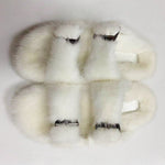 Summer Flat Home Solid Color Thick Bottom Double-breasted Cotton Slippers