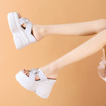 Women's Outer Wear Platform Wedge Slippers