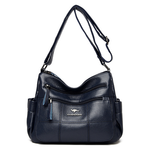 Real Leather Women's New Large Capacity Crossbody Bag