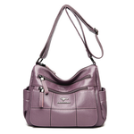 Real Leather Women's New Large Capacity Crossbody Bag