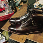 Three Joint Gentleman Suit Leather Shoes