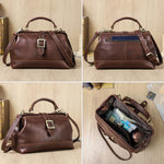 Top Layer Cowhide Dual-use Women's Shoulder Messenger Bag Large Capacity