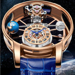 Men's Hollowed-out Quartz Watch