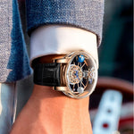 Men's Hollowed-out Quartz Watch