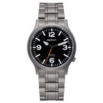 Bernie Mens Waterproof Highly Luminous Titanium Alloy Quartz Watch